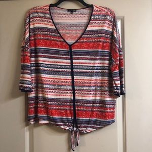 🇺🇸red white and blue shirt